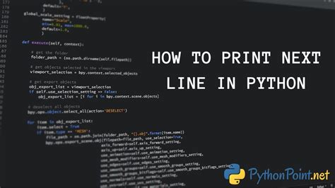 how to print next line in python and why we should embrace the power of whitespace